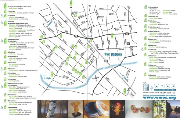 West Medford Open Studios Map