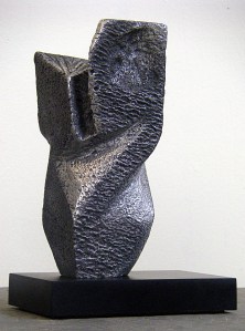 Bird Macquette, Aluminum with compressed paper base, 3"x3"x8"